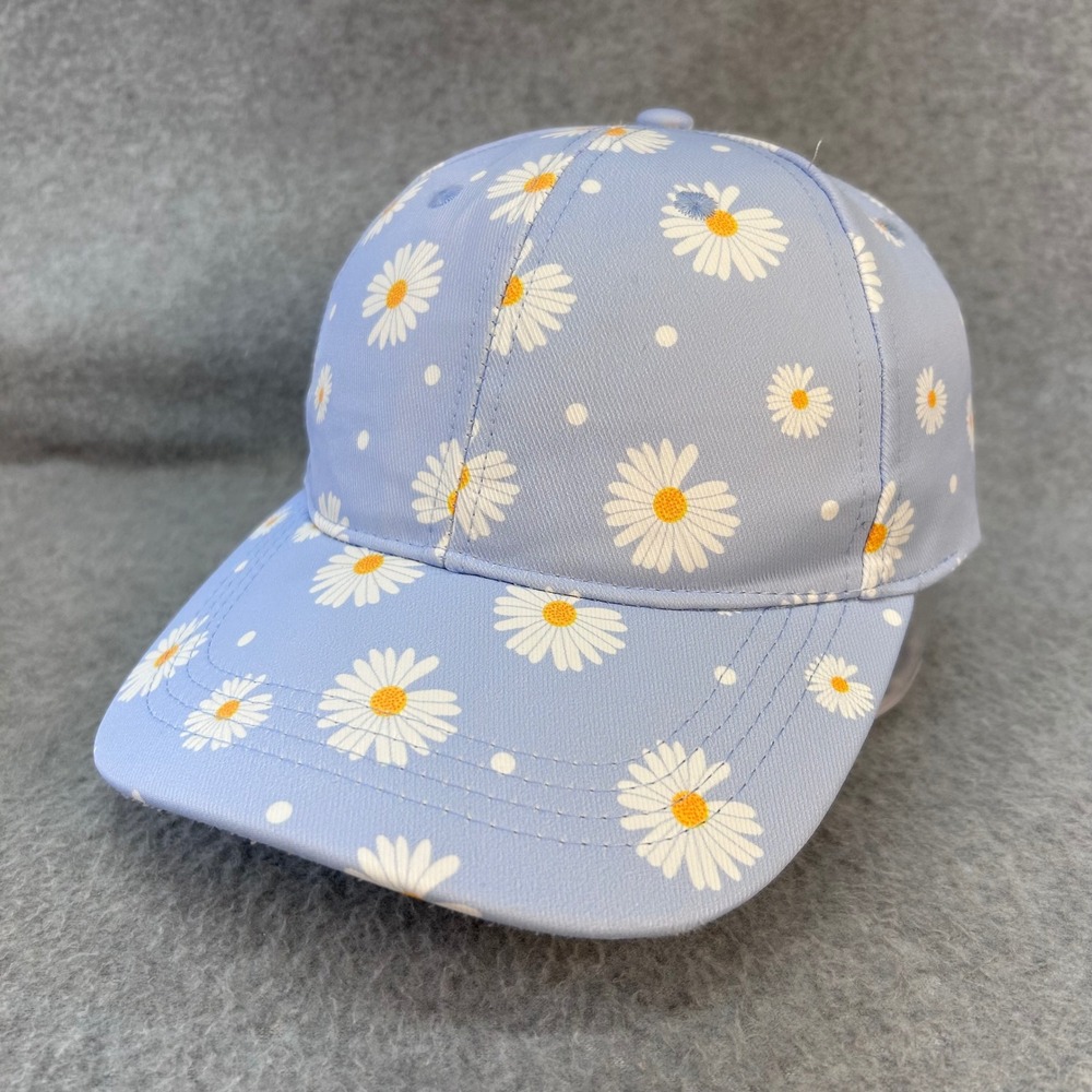 Daisy Floral Girls Blue Capelli New York Baseball Hat Adjustable One Size